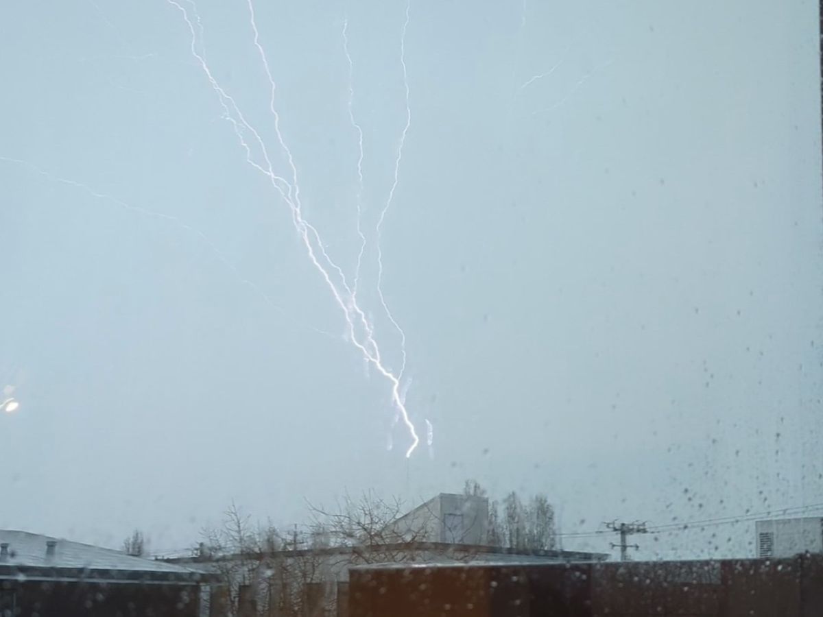 Hail and lightning hit Berkeley on Tuesday