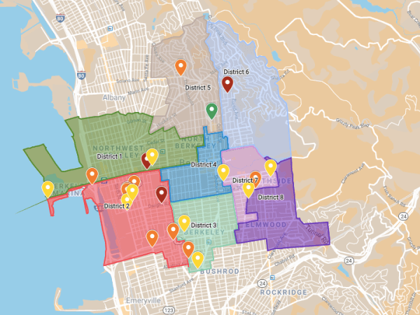 The 2020 Berkeley gunfire map