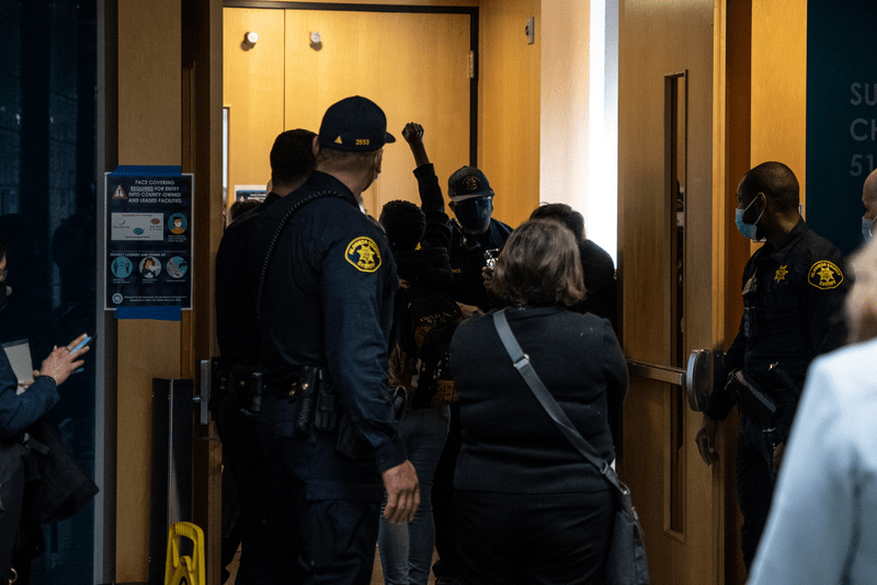 Moms 4 Housing disrupts Alameda County Board of Supervisors meeting