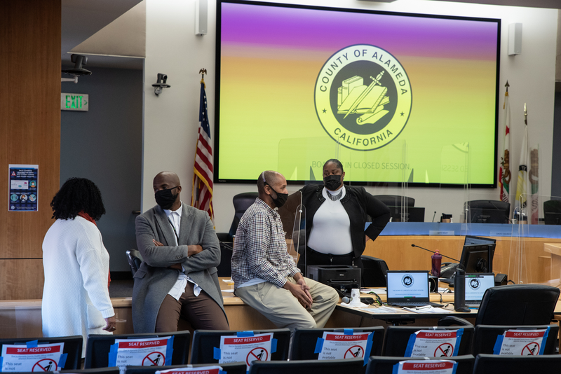 Moms 4 Housing disrupts Alameda County Board of Supervisors meeting